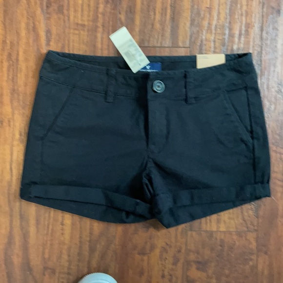 Brand New With Tags American Eagle Black Shorts - Picture 2 of 12